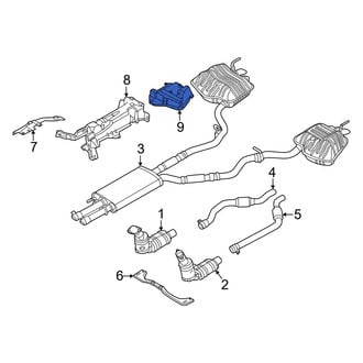 Ford OE - Rear Right Floor Pan Heat Shield