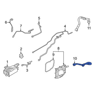 Ford OE - PCV Valve Hose