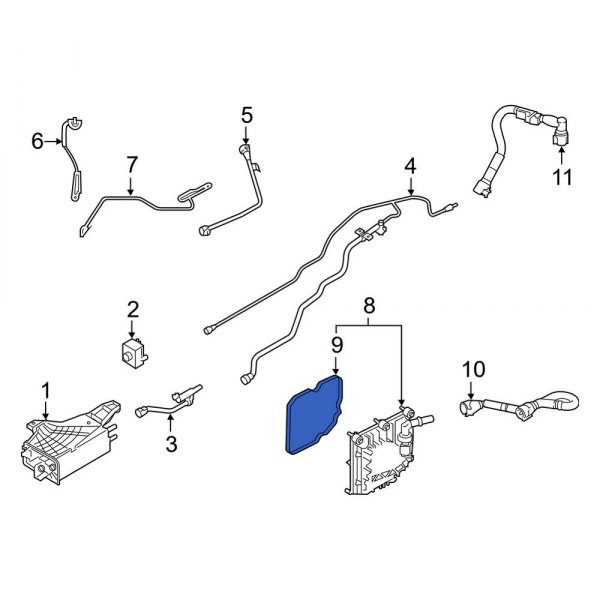 Vapor Canister Purge Valve Assembly Gasket