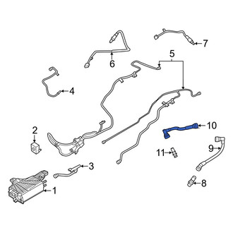 Ford OE - PCV Valve Hose