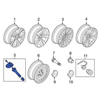 Ford OE - Tire Pressure Monitoring System (TPMS) Sensor