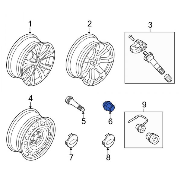 Wheel Lug Nut