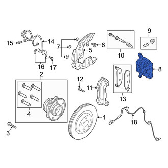 Ford OE - Front Right Disc Brake Caliper