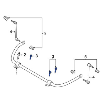 Ford OE - Suspension Stabilizer Bar Bracket Bolt
