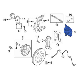 Ford OE - Front Right Disc Brake Caliper