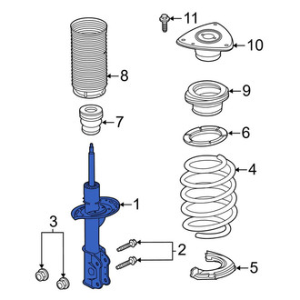 Ford OE - Front Left Suspension Strut