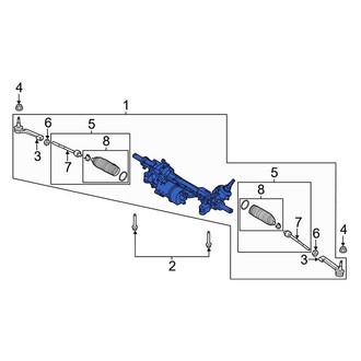 Ford OE - Rack and Pinion Assembly