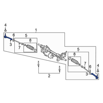 Ford OE - Inner Steering Tie Rod End