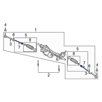 Ford OE - Right Outer Steering Tie Rod End