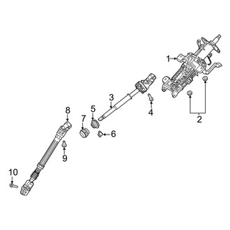 Ford OE - Steering Column Assembly (Manual Tilt/Slide)