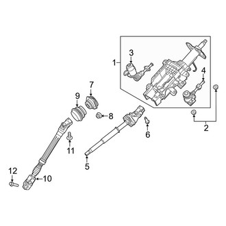 Ford OE - Steering Column Assembly (Power Tilt/Telescope), (Limited / Limited Hybrid / Platinum / ST)
