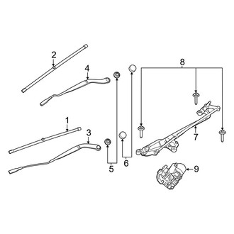 Ford OE - Windshield - Wiper Components