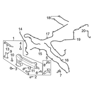 Ford OE - Windshield - Washer Components