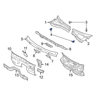 Ford OE - Cowl Cover Clip