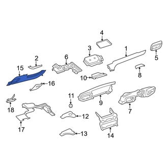 Ford OE - Instrument Panel Knee Bolster