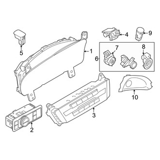 Ford OE - Instrument Panel - Cluster & Switches