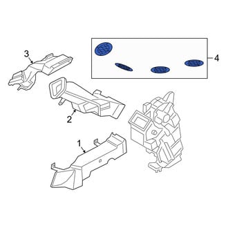 Ford OE - Rear Dashboard Air Vent