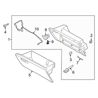 Ford OE - Sun Visor Holder Screw