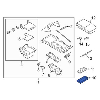 Ford OE - Console Tray