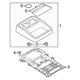 Ford OE - Rear Console