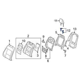 Ford OE - Rear Center Headrest Guide