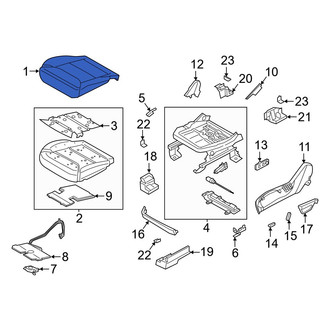 Ford OE - Front Right Seat Cover