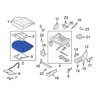 Ford OE - Front Left Seat Cushion Foam