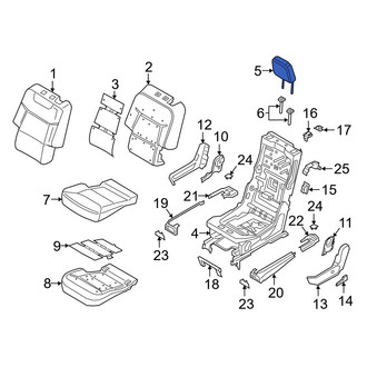 Ford OE - Center Right Headrest