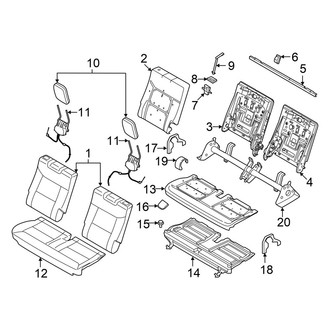 Ford OE - Seats & Tracks - Third Row Seats (High Level)