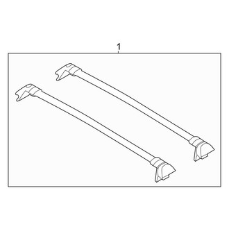 Ford OE - Roof - Luggage Carrier (Standard Roof Accessory Kit)