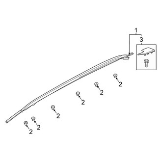Ford OE - Roof Rack (Electric Glass Panoramic Roof)