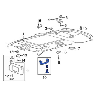 Ford OE - Front Right Interior Grab Bar