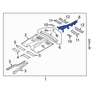 Ford OE - Rear Floor Pan Reinforcement