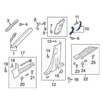 Ford OE - Front Right Interior Grab Bar