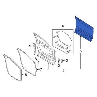 Ford OE - Front Left Outer Door Outer Panel