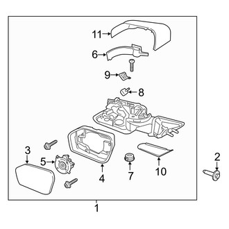 Ford OE - Front Door - Outside Mirrors (With Turn Signal)