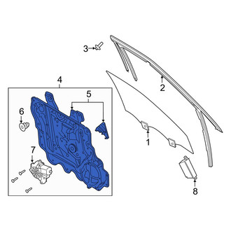 Ford OE - Front Right Window Regulator