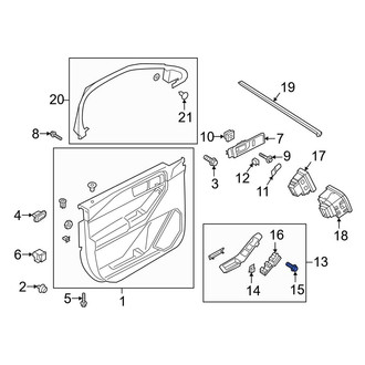 Ford OE - Console Screw
