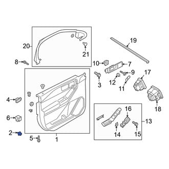 Ford OE - Door Interior Trim Panel Retainer