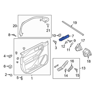 Ford OE - Front Right Inner Interior Door Handle