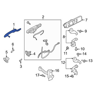 Ford OE - Front Right Outer Exterior Door Handle