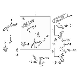 Ford OE - Rear Door - Lock & Hardware
