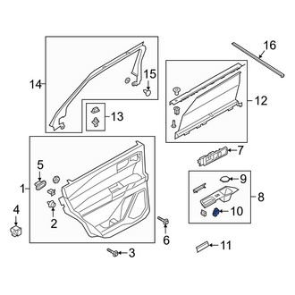 Ford OE - Rear Door Window Switch