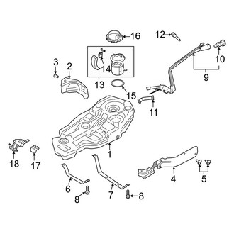 Ford OE - Fuel System Components (2.3L)