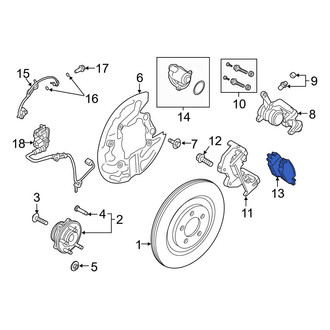 Ford OE - Rear Disc Brake Pad Set