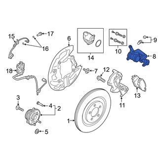 Ford OE - Front Right Disc Brake Caliper