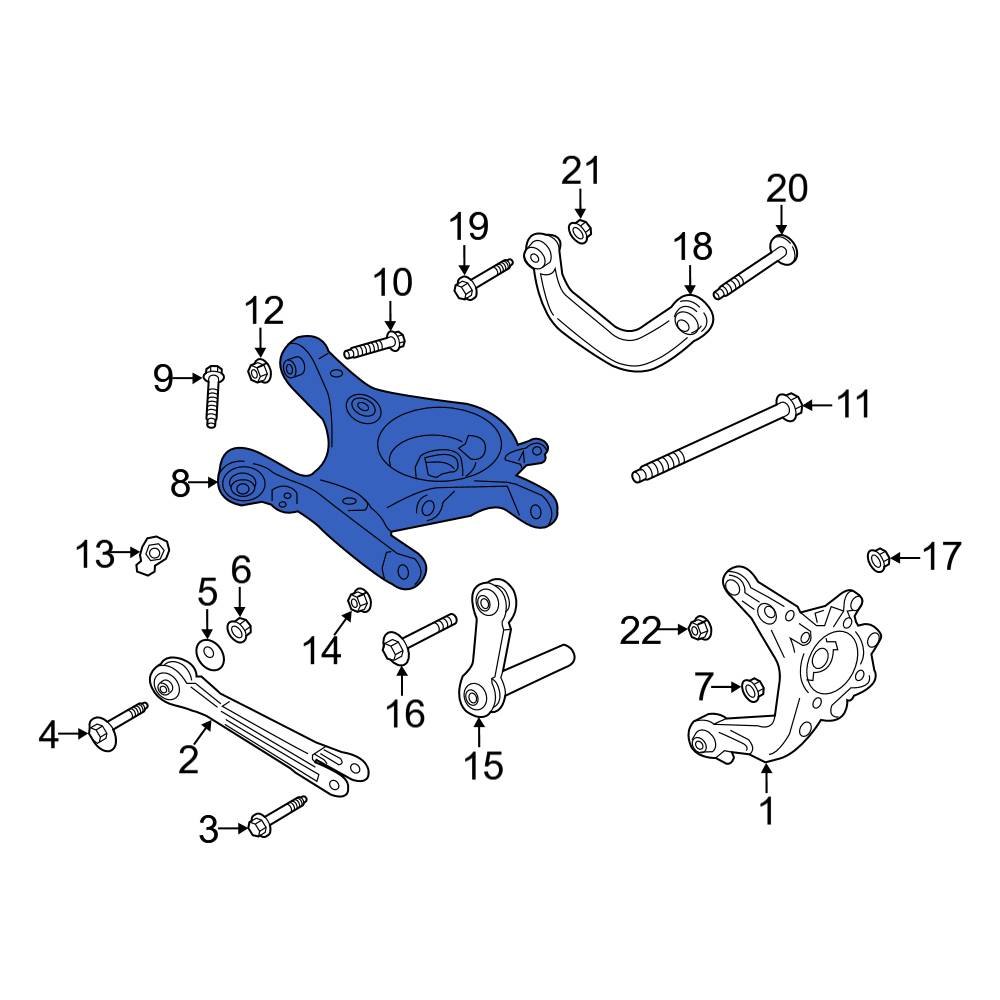 Ford OE LB5Z5500E Rear Lower Forward Suspension Control Arm