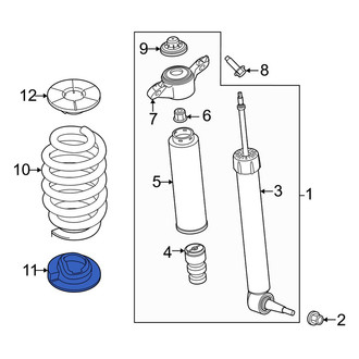 Ford OE - Rear Lower Coil Spring Insulator