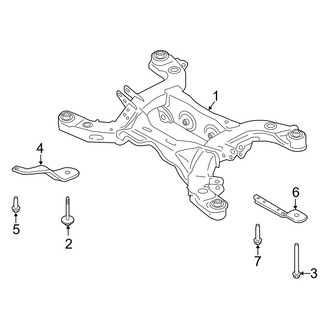 Ford OE - Rear Suspension - Suspension Mounting