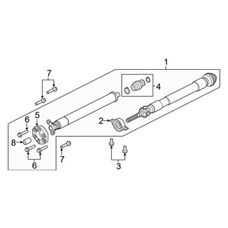 Ford OE - Rear Suspension - Drive Shaft